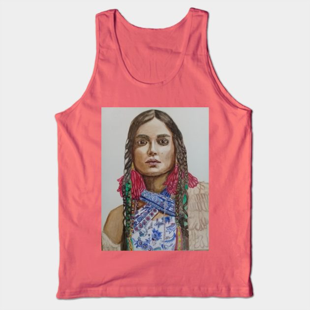 mujer nativa interpretación Tank Top by Tresmonet